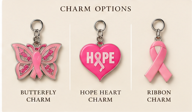 1OF1 Breast Cancer Awareness Keychain
