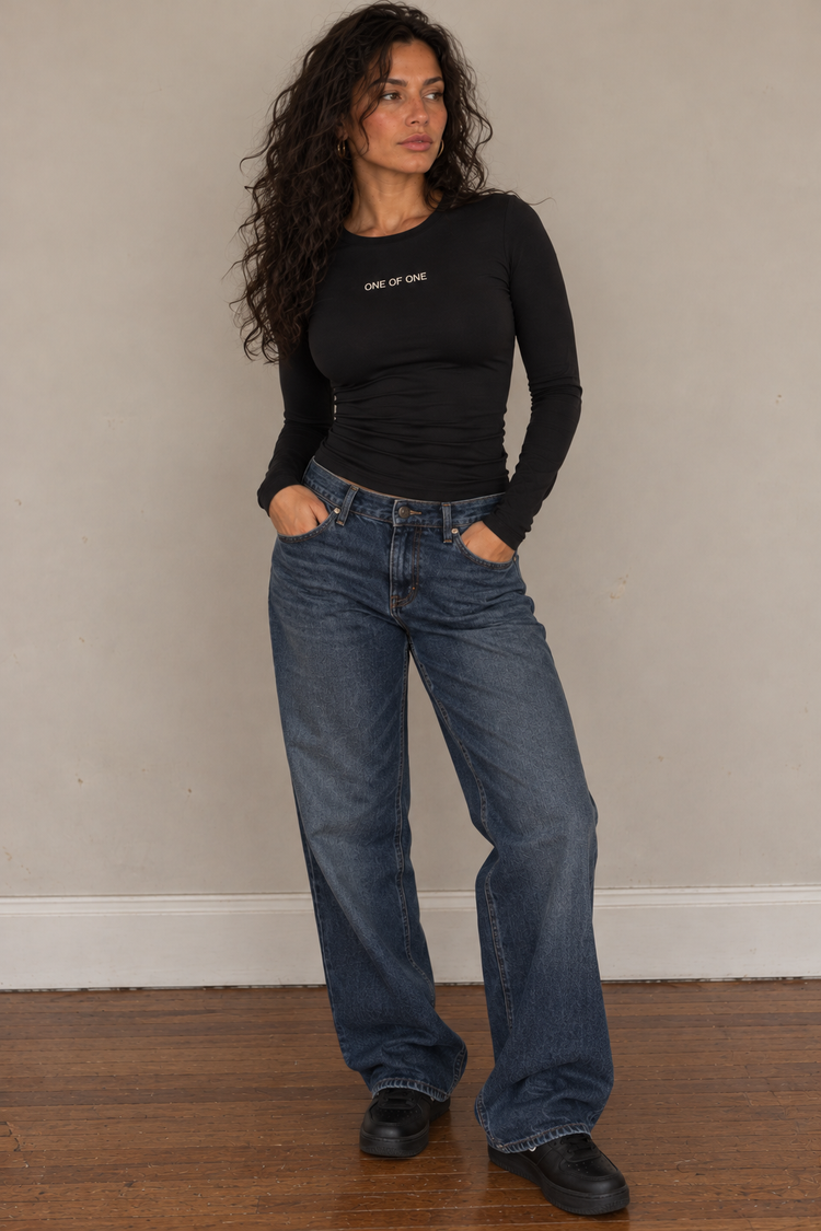 NO.1 Fitted Long Sleeve Top